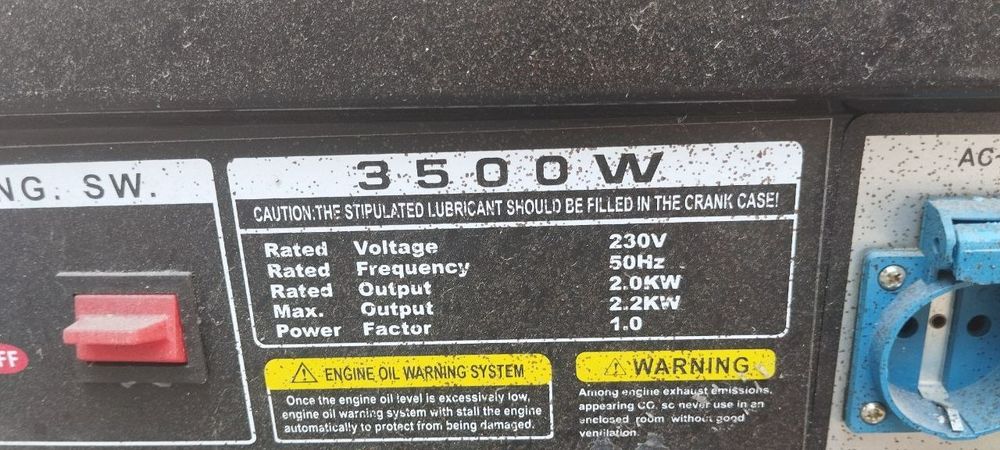 Генератор бензиновый 3500W