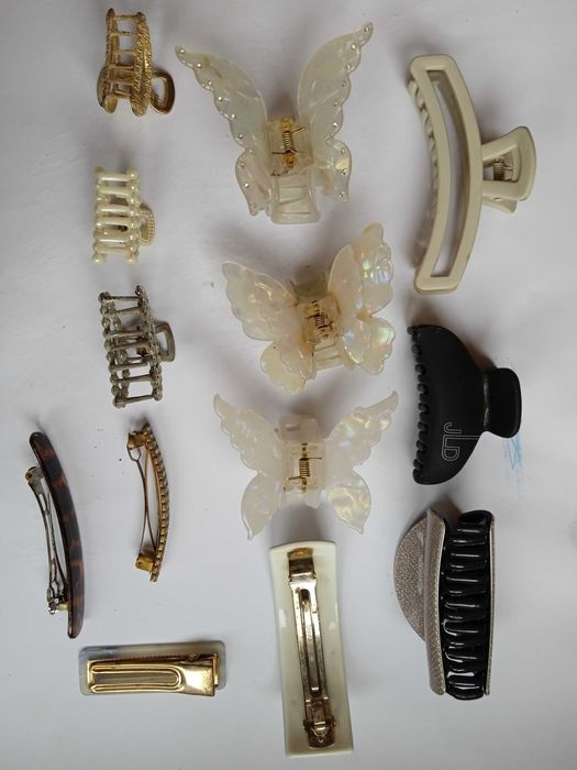 Зажими   обручя  для волос резинки лот