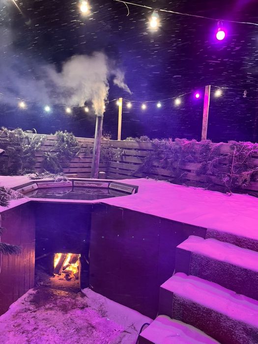 Дом посуточно, чан , баня , джакузи озеро, .лес, відпочинок