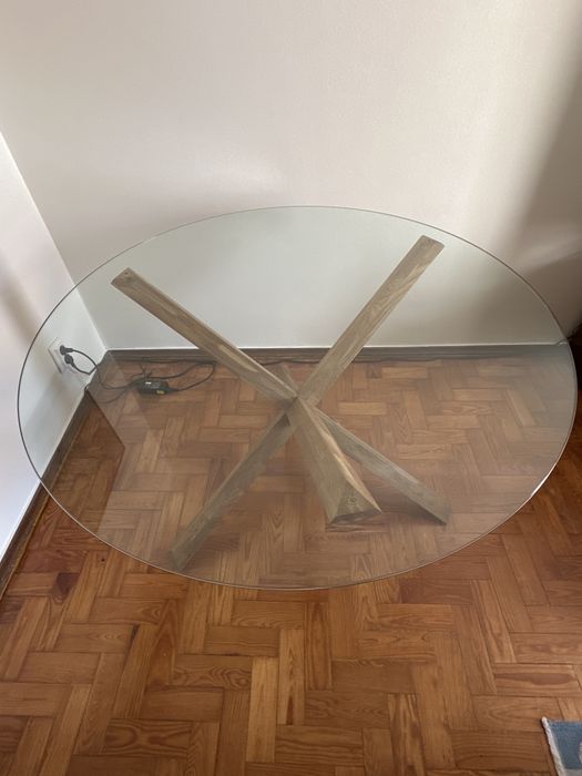 Mesa de Vidro (120cm)
