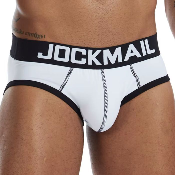 Męskie Bawełniane Komfortowe Slipy Sportowe JOCKMAIL - XL
