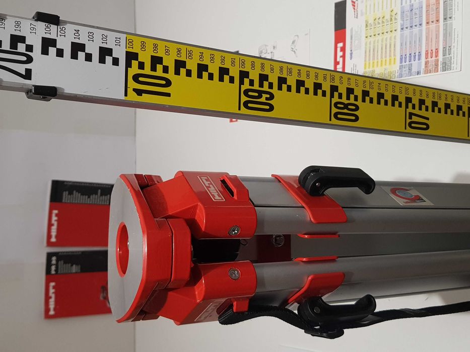 Statyw HILTI +lata 5m do niwelator laser teodolit PR,PRI,PRE 30,3