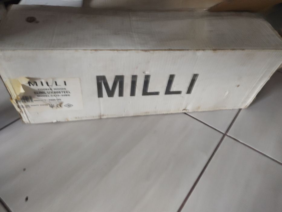 Кухонная вытяжка Milli Sliml UX60 Steel/ SA10-50BG, нержавейка. Италияа