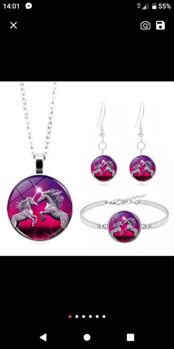 Conjunto de jóias. Várias imagens