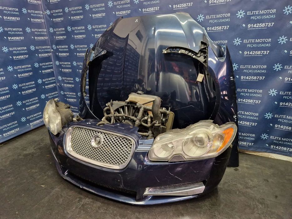 Frente completa usada JAGUAR XF X250 2.7D parachoques guardalamas capot oticas radiadores