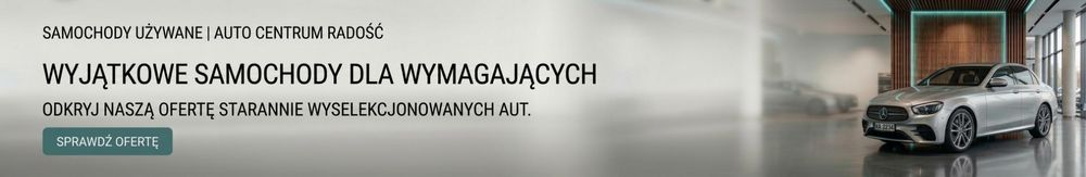AUTO CENTRUM RADOŚĆ - Poczuj radość z jazdy każdego dnia! top banner