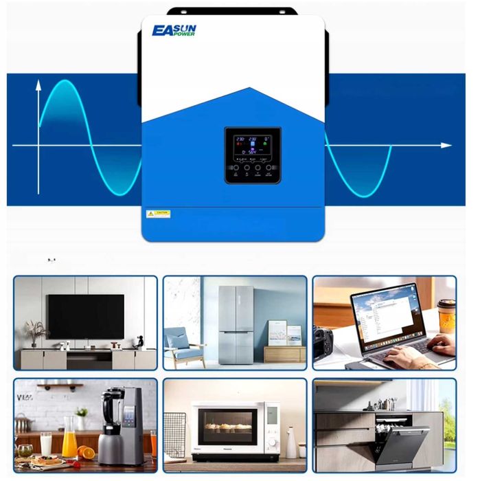 INWERTER Falownik Hybrydowy Solarny Hybrydowy WIFI 24V 4,2KW