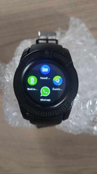 Smartwatch zegarek multifunkcyjny na kartę SIM z aparatem BT microSD