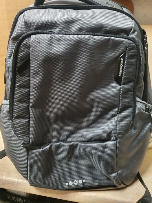 Plecak Samsonite szaro srebrny