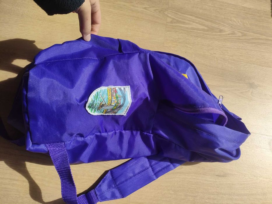 Mochila Lakers roxa