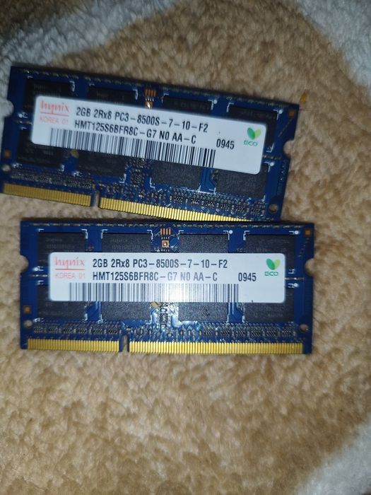 4gb de ram 2gb x2