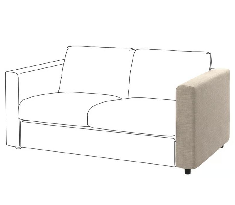 VIMLE
Pokrycie podłokietnika, Hillared beżowy