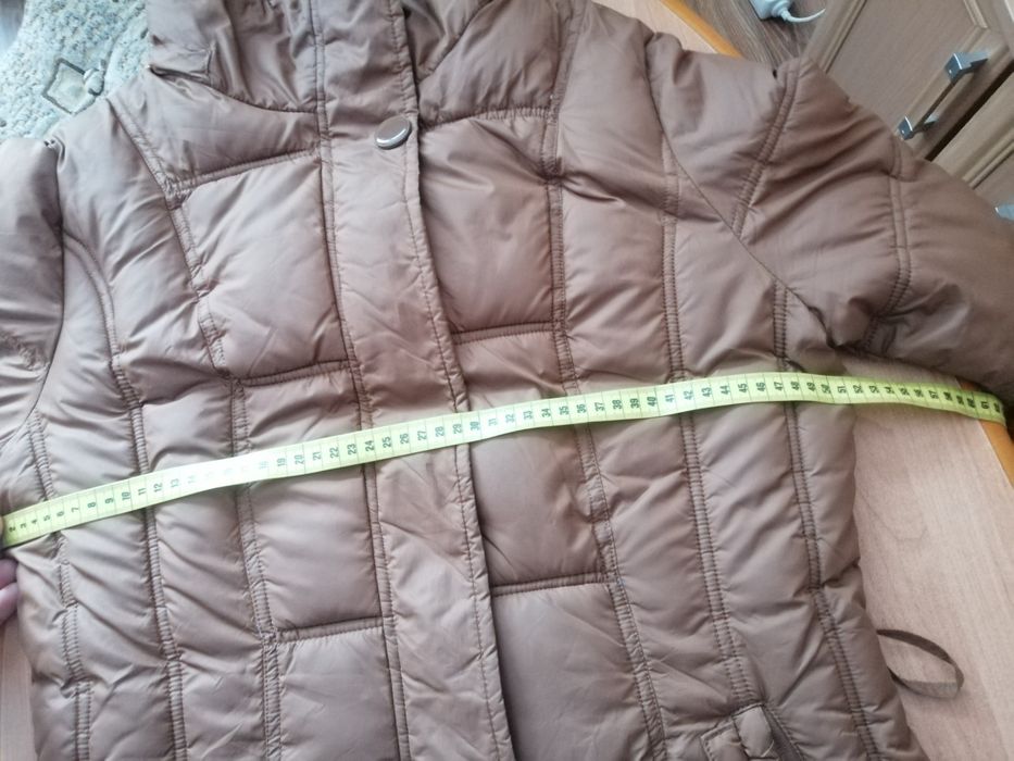 Brązowa zimowa kurtka M