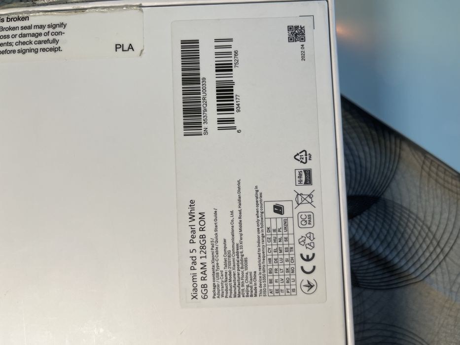 Планшет xiaomi Pad 5