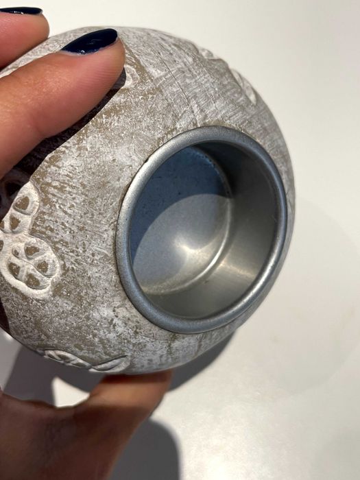 2 castiçais para velas pequenas