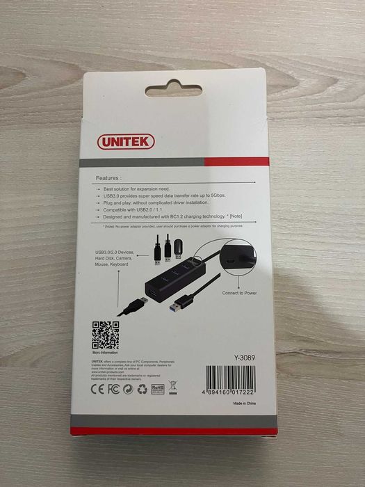 Unitek HUB 4x USB 3.0