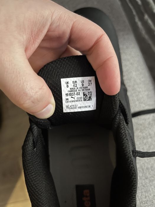 Puma Viz Runner – Czarne Buty Sportowe do Biegani