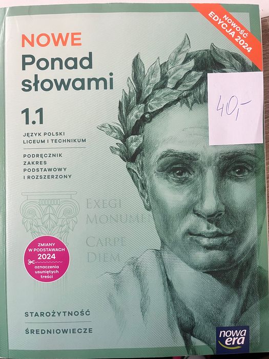 Podręczniki do klasy 1 LO