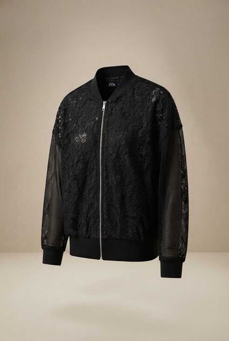 Koronkowy bomber ZARA