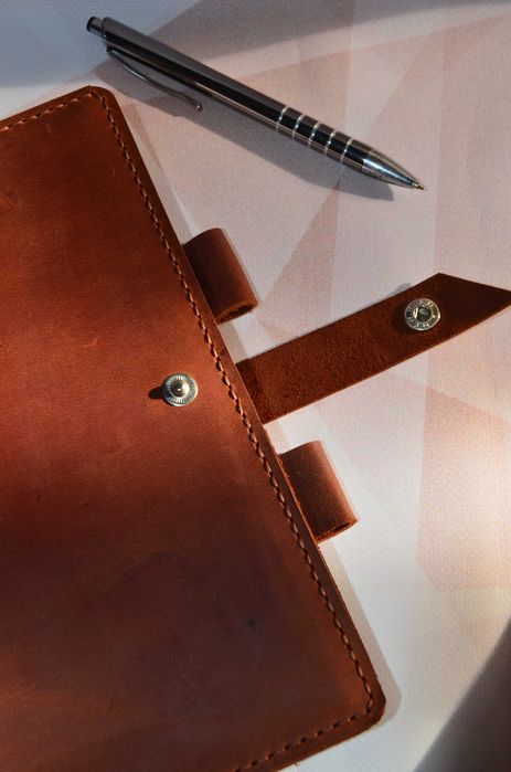 Шкіряний блокнот. Шкіряний щоденник. Блокнот з гравіюванням. Подарунок