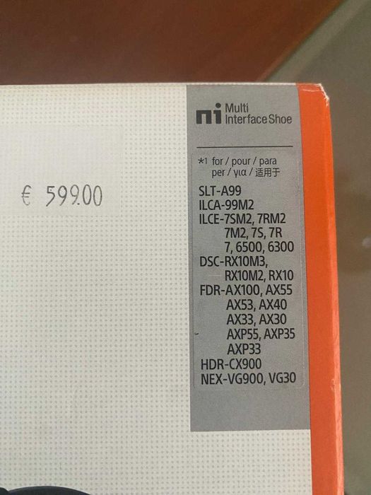 Sony XLR-K2M Adaptador + Microfone Ambiente