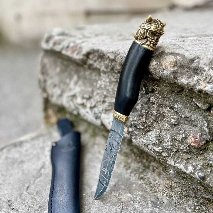 Ніж мисливський на подарунок ВІКІНГ KN1 Охотничий нож на подарок