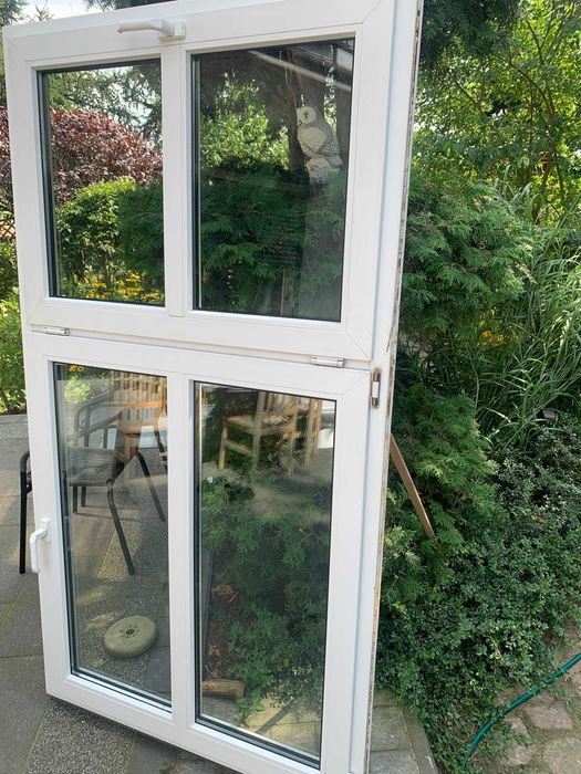 Okno pcv, z demontażu 107x198 / 107x125/