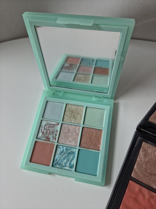Paleta cieni Huda Beauty Pastels Mint + NARS Exposed Cheek Palette