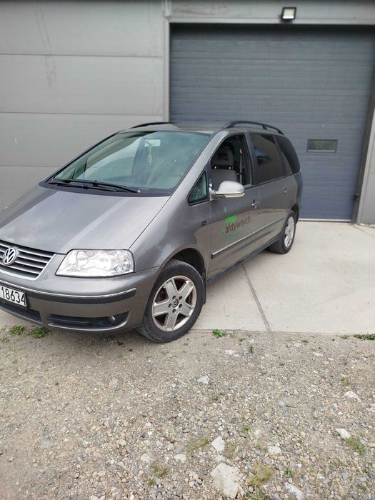 Volkswagen Sharan 2008, 2.0 diesel koła zimowe 7 osób, salon Polska