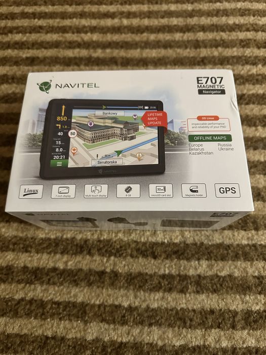 Продается навигатор Навител Е707 magnetic. Состояние нового!