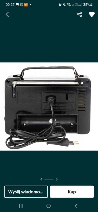 Radio przenośne RX-606AC