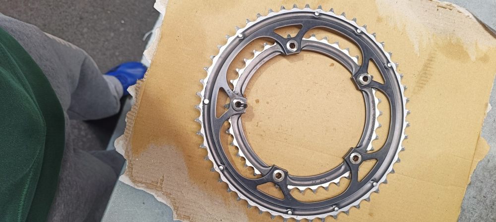 Par pratos Campagnolo 10 velocidades