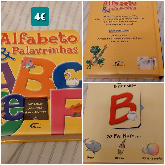 Livro com o alfabeto