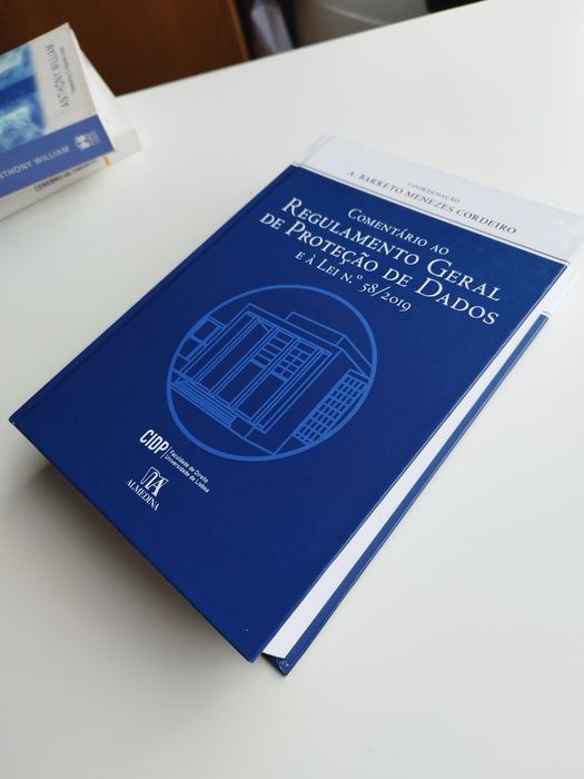 Livro "Comentário ao Regulamento Geral de Proteção de Dados"