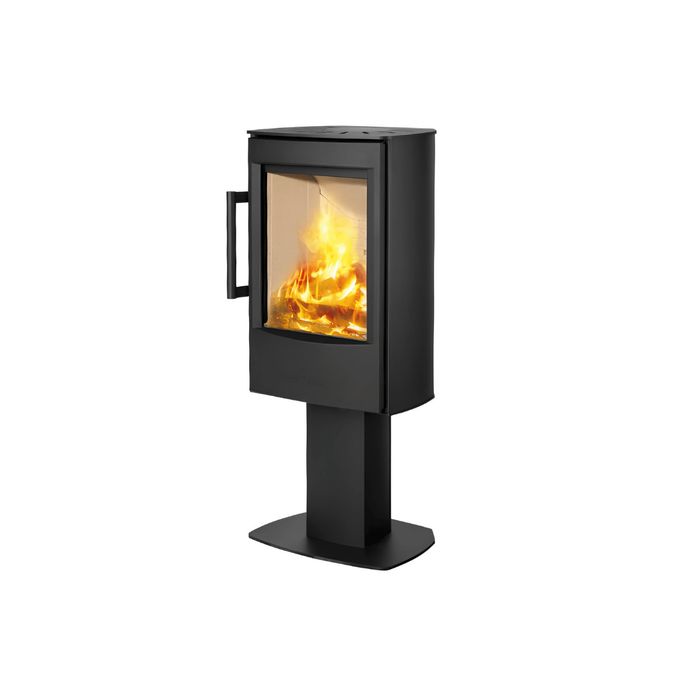 Piec piecyk kominek na drewno wolnostojący 4,9 kW Wiking Miro 2 na nodze - Automatic