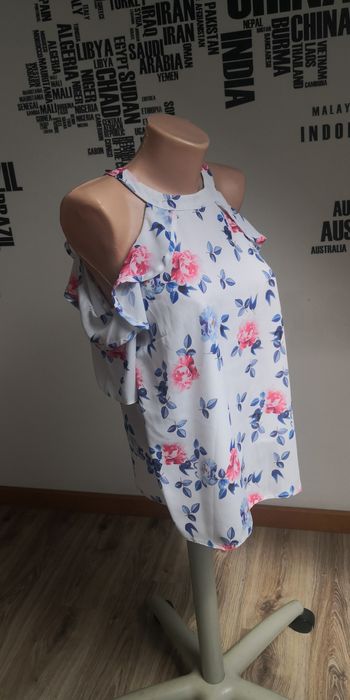 Bluzka w kwiaty S
