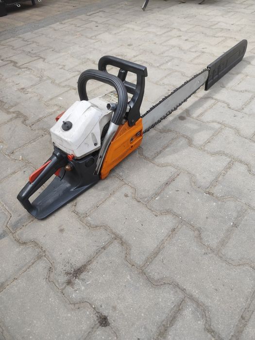 Pilarka spalinowa piła mocna 3KM prowadnica 45cm nowy łańcuch stan bdb