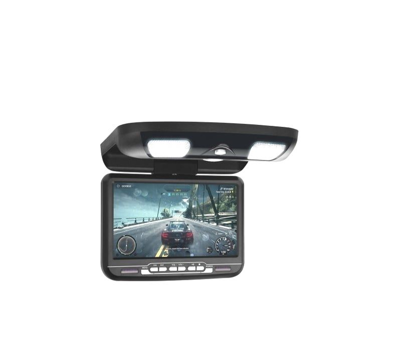 ECRA DE TEJADILHO TECTO XTRONS DE 9" COM DVD E JOGOS