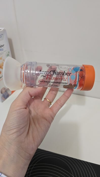 AeroChamber Plus Flow-Vu (Máscara Pequena 0-18M)