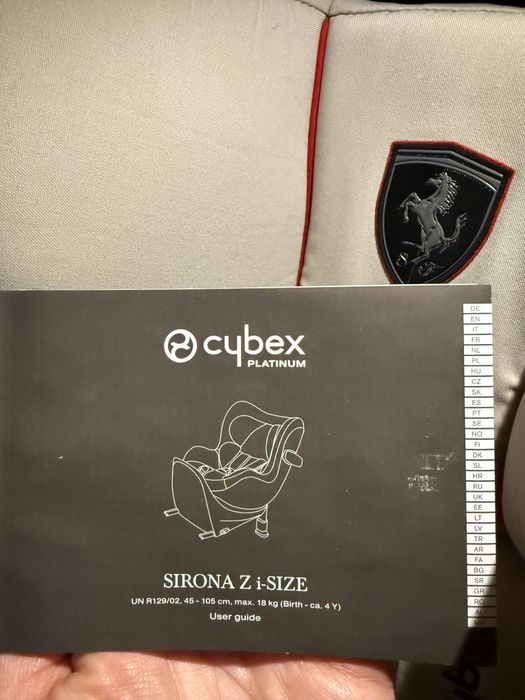 Cybex SIRONA Z i-SIZE 0-4роки