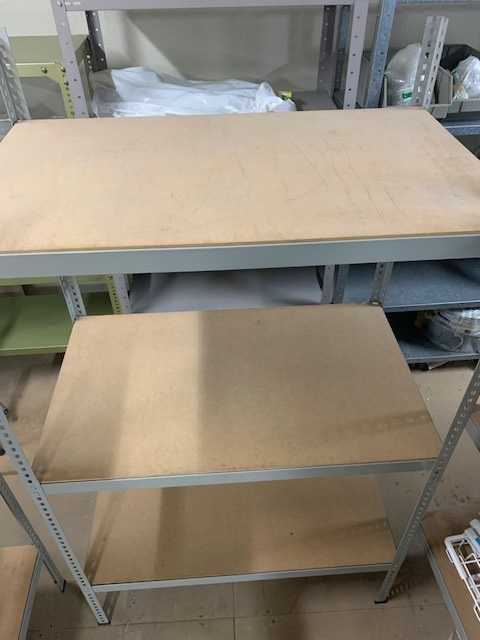 Estante com 3 prateleiras de madeira 100x60x171