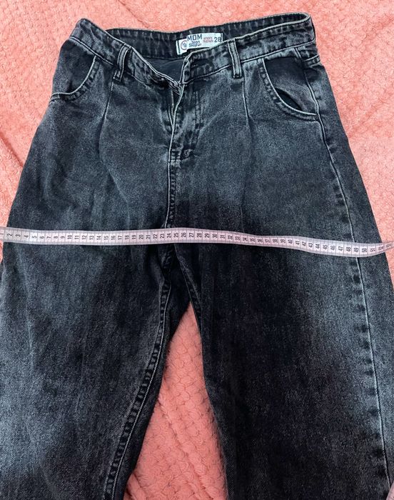 Джинси мом джимсы мом серые сірі чорні черные