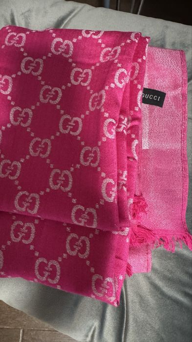 Яскравий палантин Gucci | 100% Silk