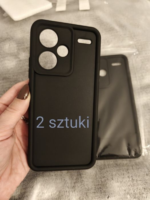 Etui na telefon case czarny Redmi note 13 pro+