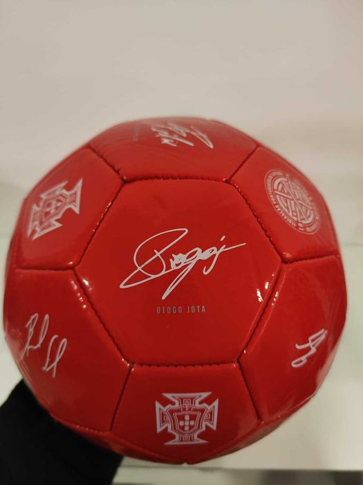 Bola Futebol Portugal Autografada
