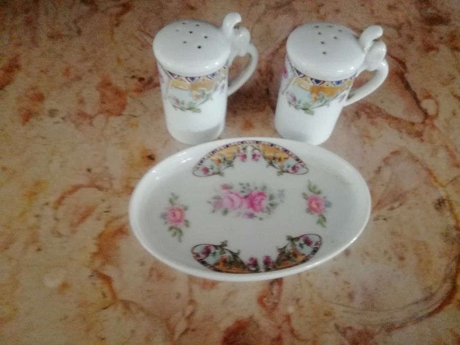 Pimenteiro e saleiro Limoges