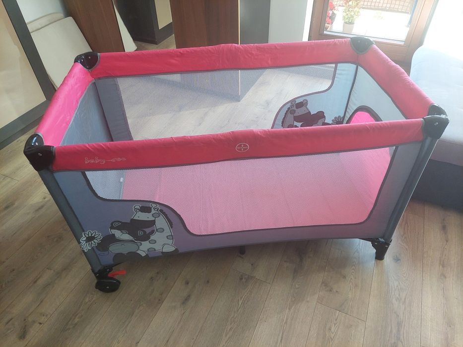 Łóżeczko turystyczne BABY COO dwupoziomowe 120x60 + materac