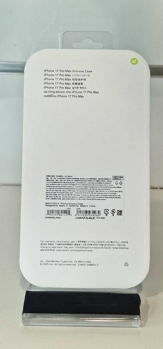 Capa Silicone iPhone 17 Pro e Pro Max