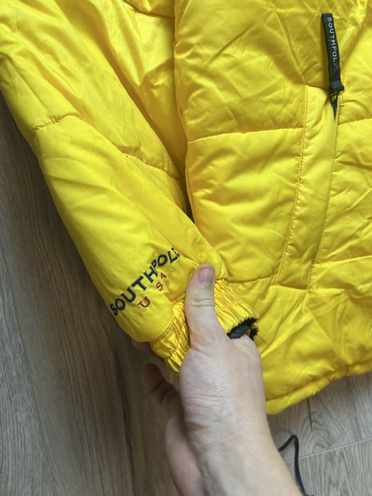 SouthPole Usa Vintage Męska Dwustronna Kurtka Puchowa Down Jacket