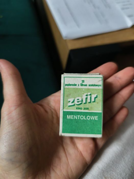Zapałki kolekcjonerskie ZEFIR mentolowe